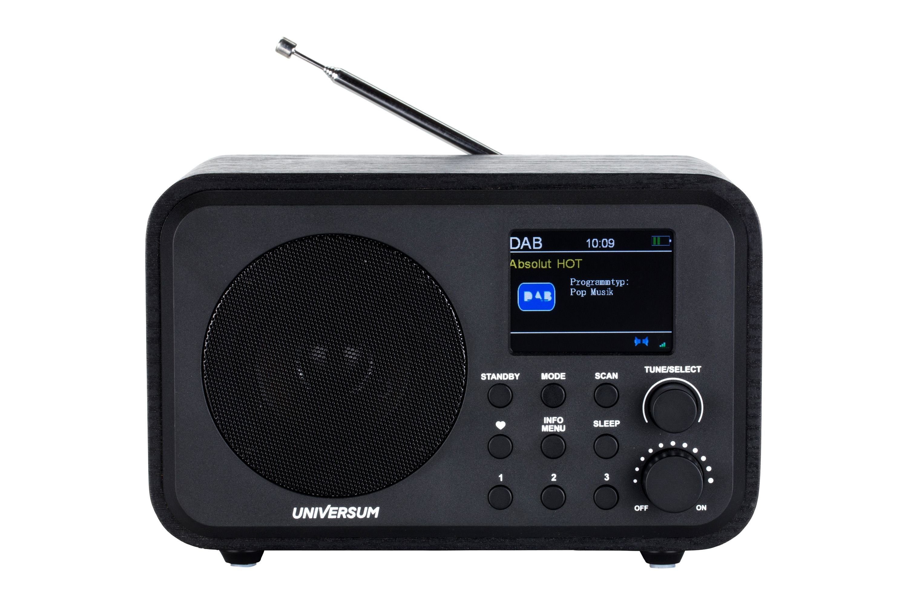 UNIVERSUM* DR 300 Radio (Digitalradio, UKW Radio, Bluetooth, Kopfhörerausgang & Akku)