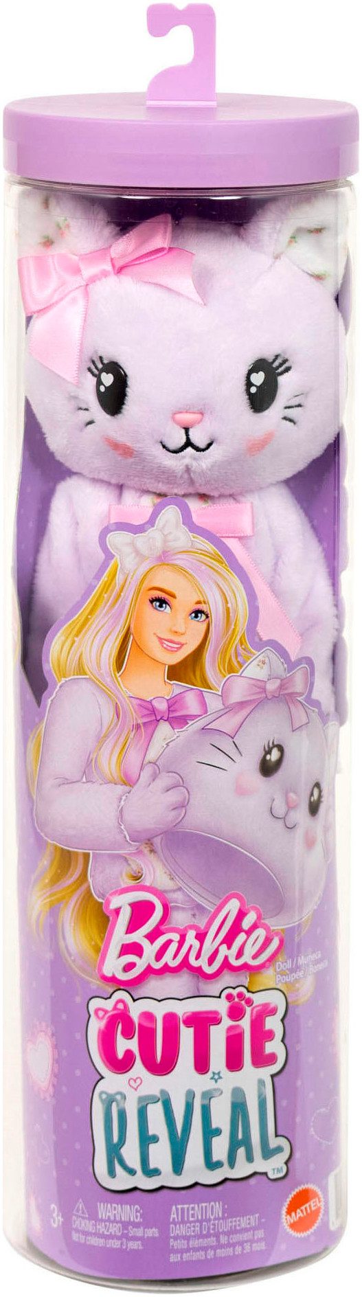 Barbie Anziehpuppe Barbie Cutie Reveal Sweet Bows - Lila Kätzchen günstig online kaufen