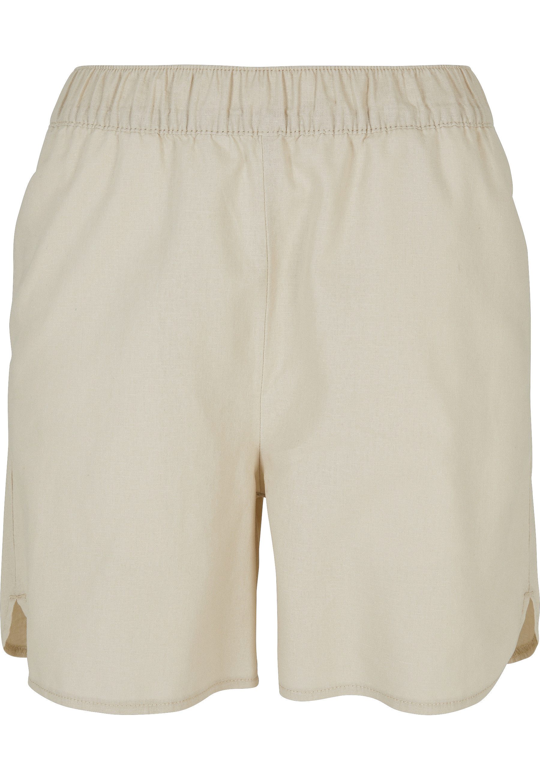 URBAN CLASSICS Shorts Urban Classics Damen Ladies Linen Mixed Shorts (1-tlg)