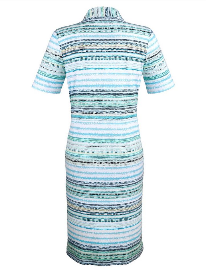 Paola Kleid in 2in1 Optik in blau