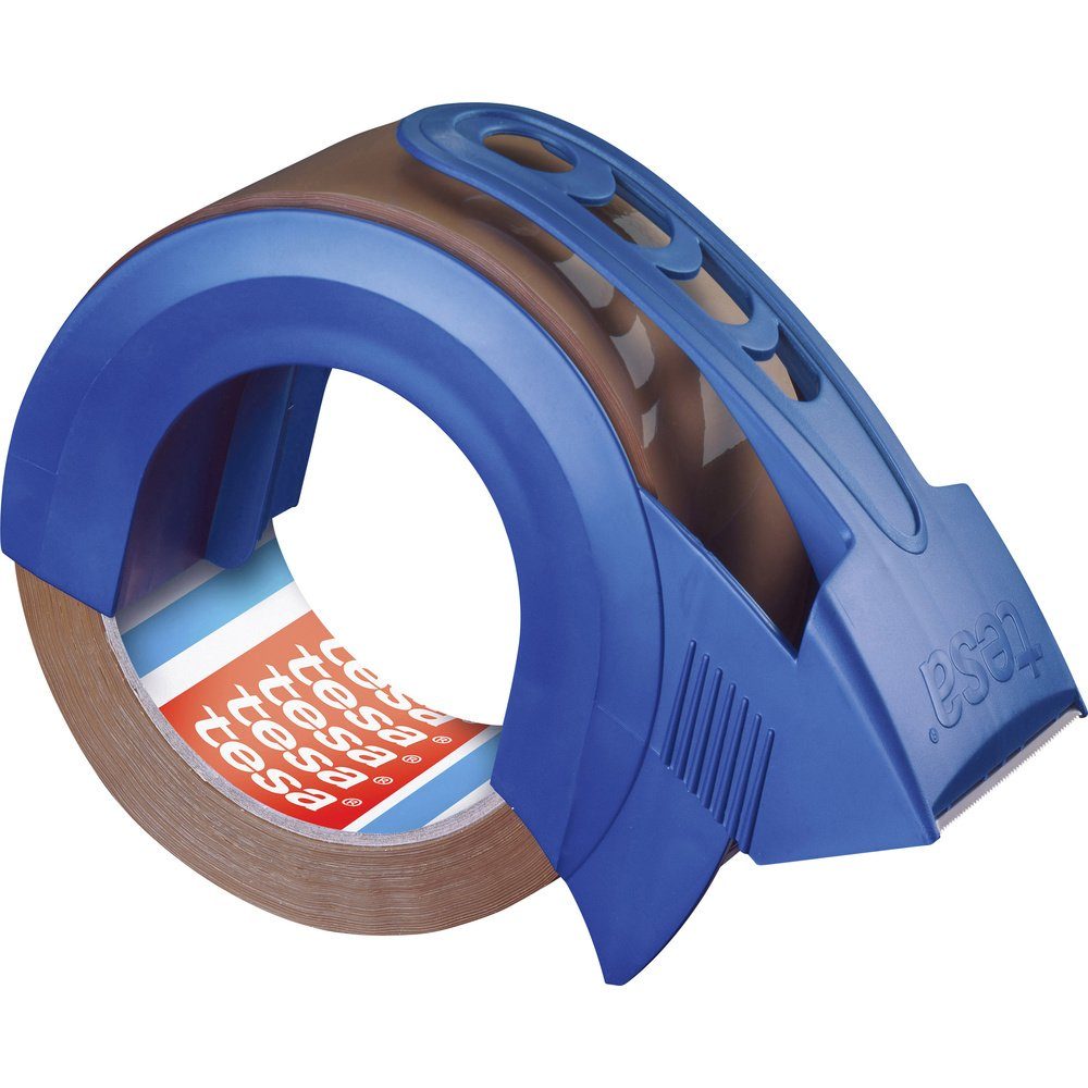 tesa Klebeband tesa Packband-Abroller tesapack Blau, Braun Rollenbreite (max): 50 mm (tesapack)