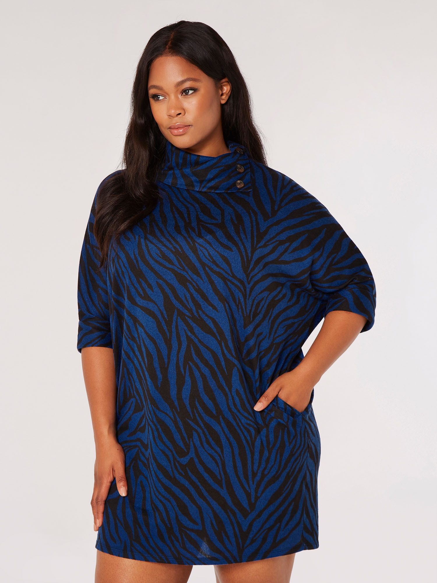 Apricot Druckkleid Zebra Soft Touch Kleid, günstig online kaufen