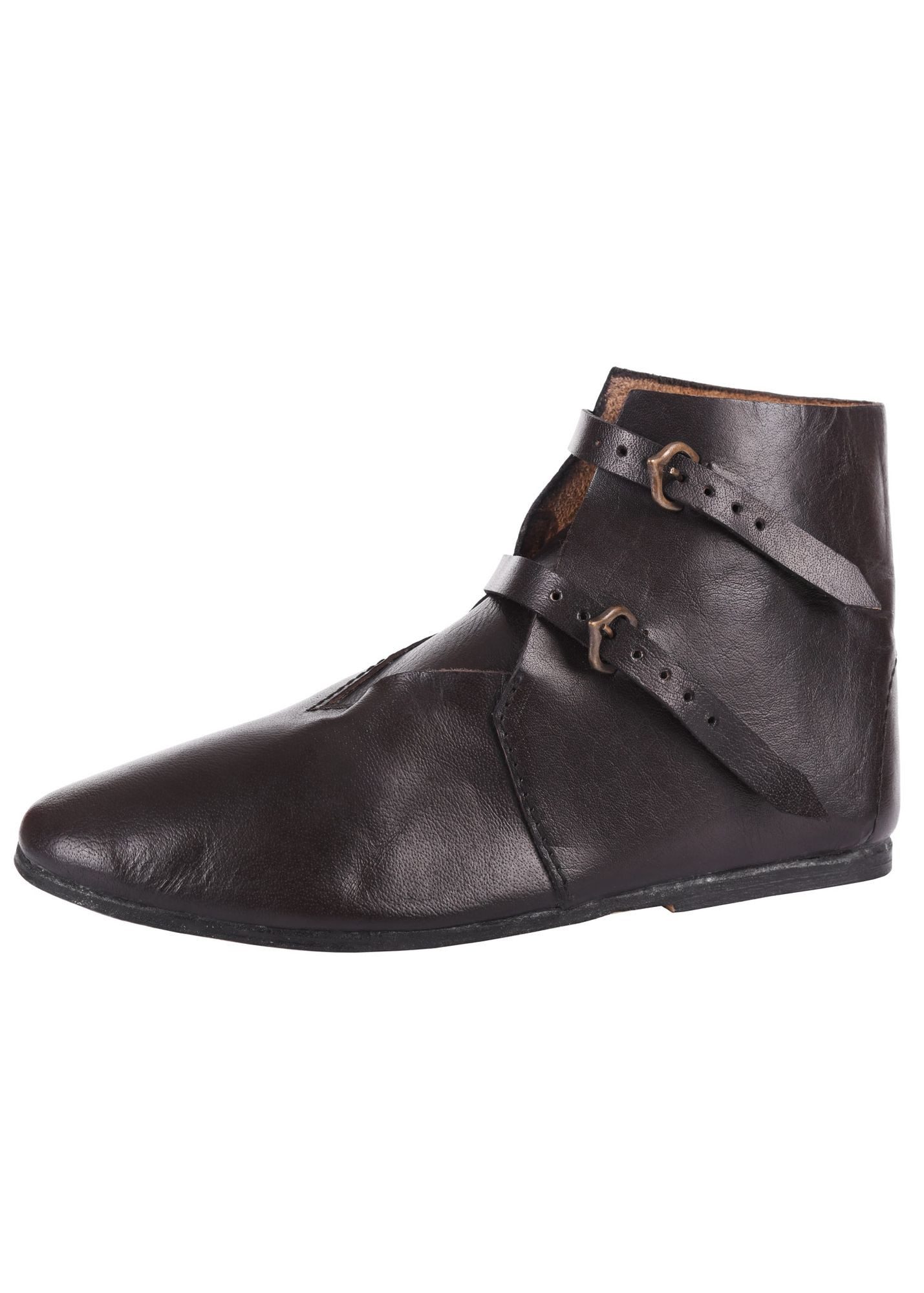 Ulfberth Kostüm Ulfberth Schnallenschuhe, dunkelbraun, halbhoch, Gr. 45 NEU