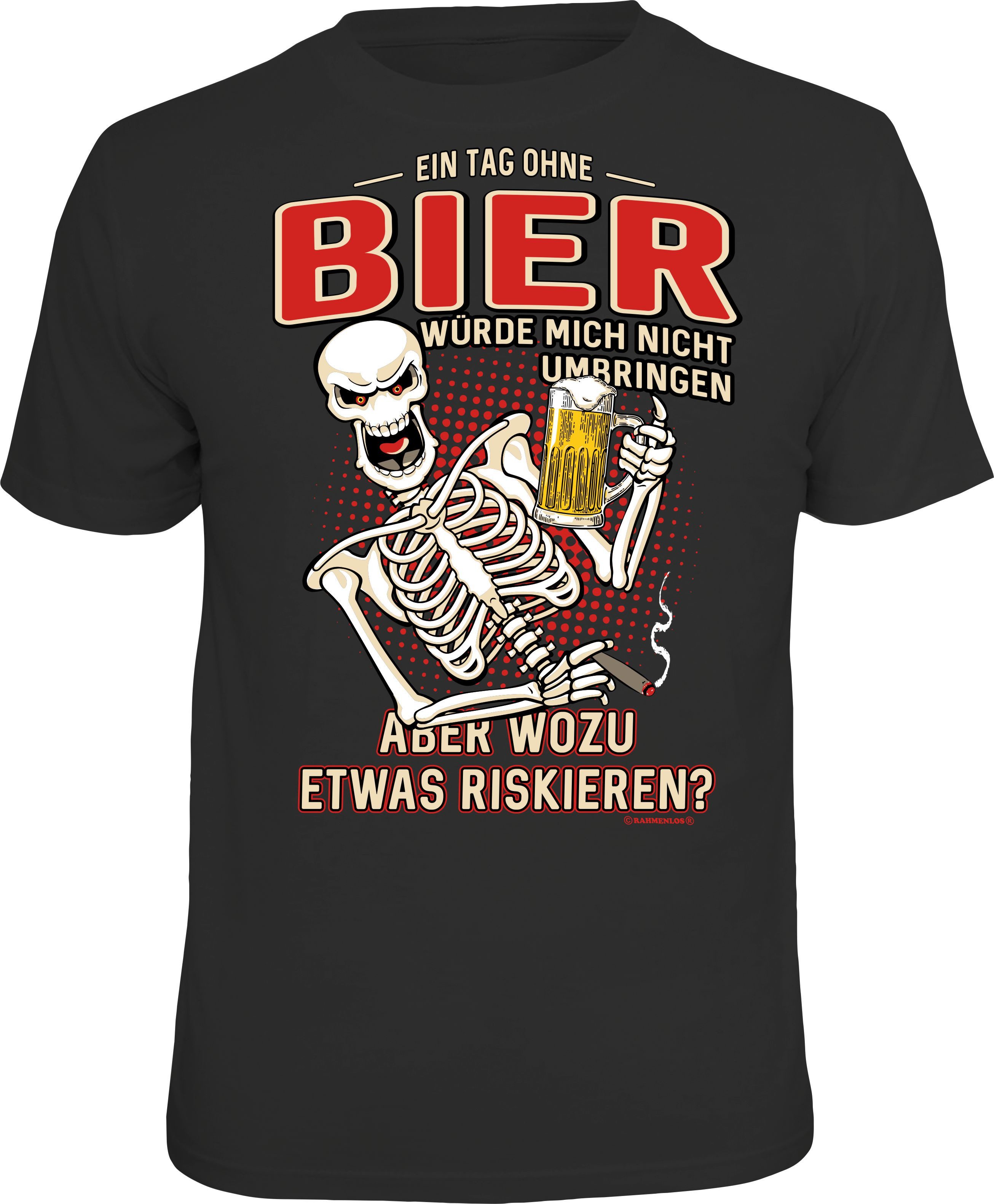 T-Shirt für risikobewusste Biertrinker