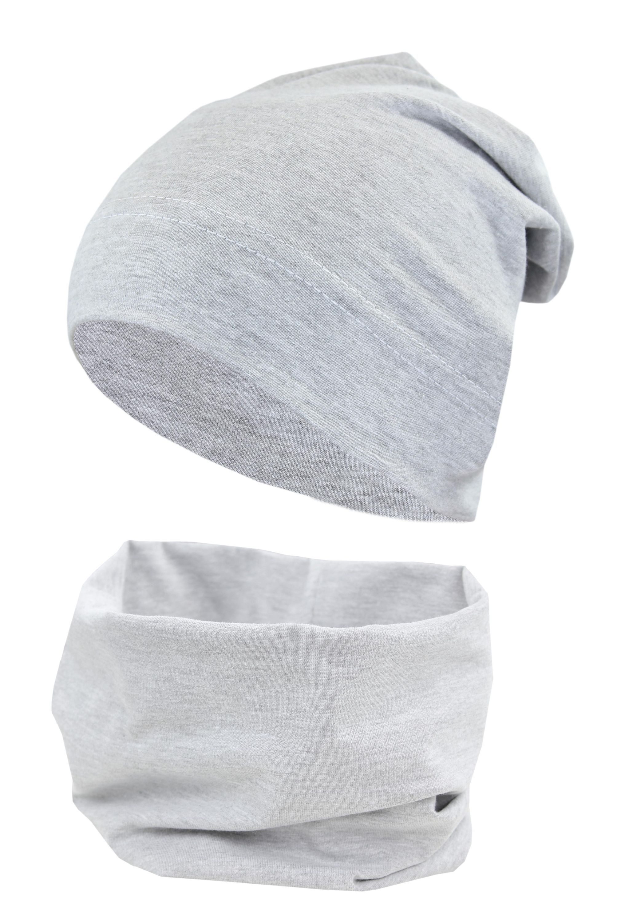 TupTam Beanie TupTam Jungen Beanie Mütze und Schlauchschal 2er Set