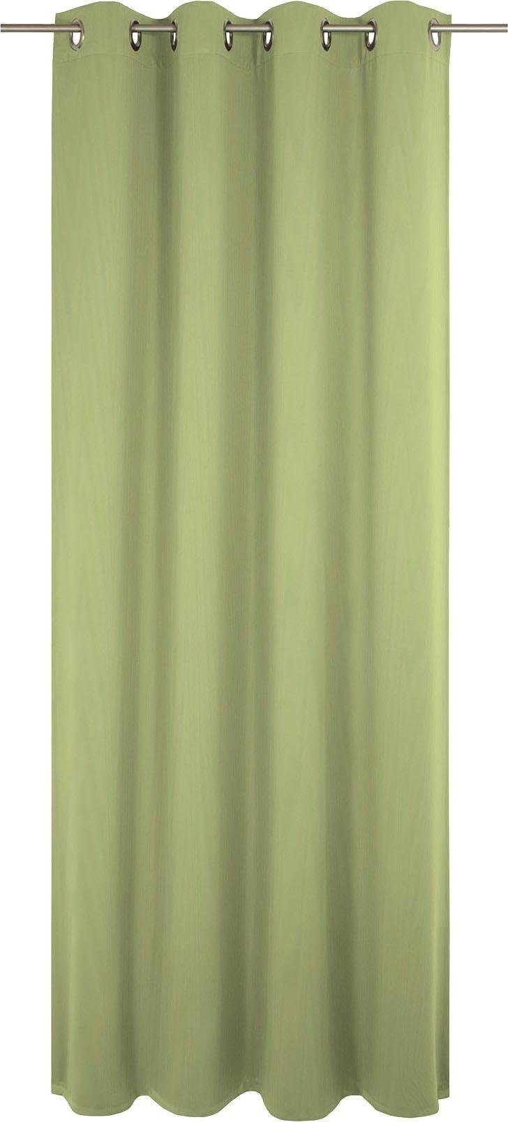 Vorhang Uni Light Collection, Adam, Ösen (1 St), blickdicht hellgrün