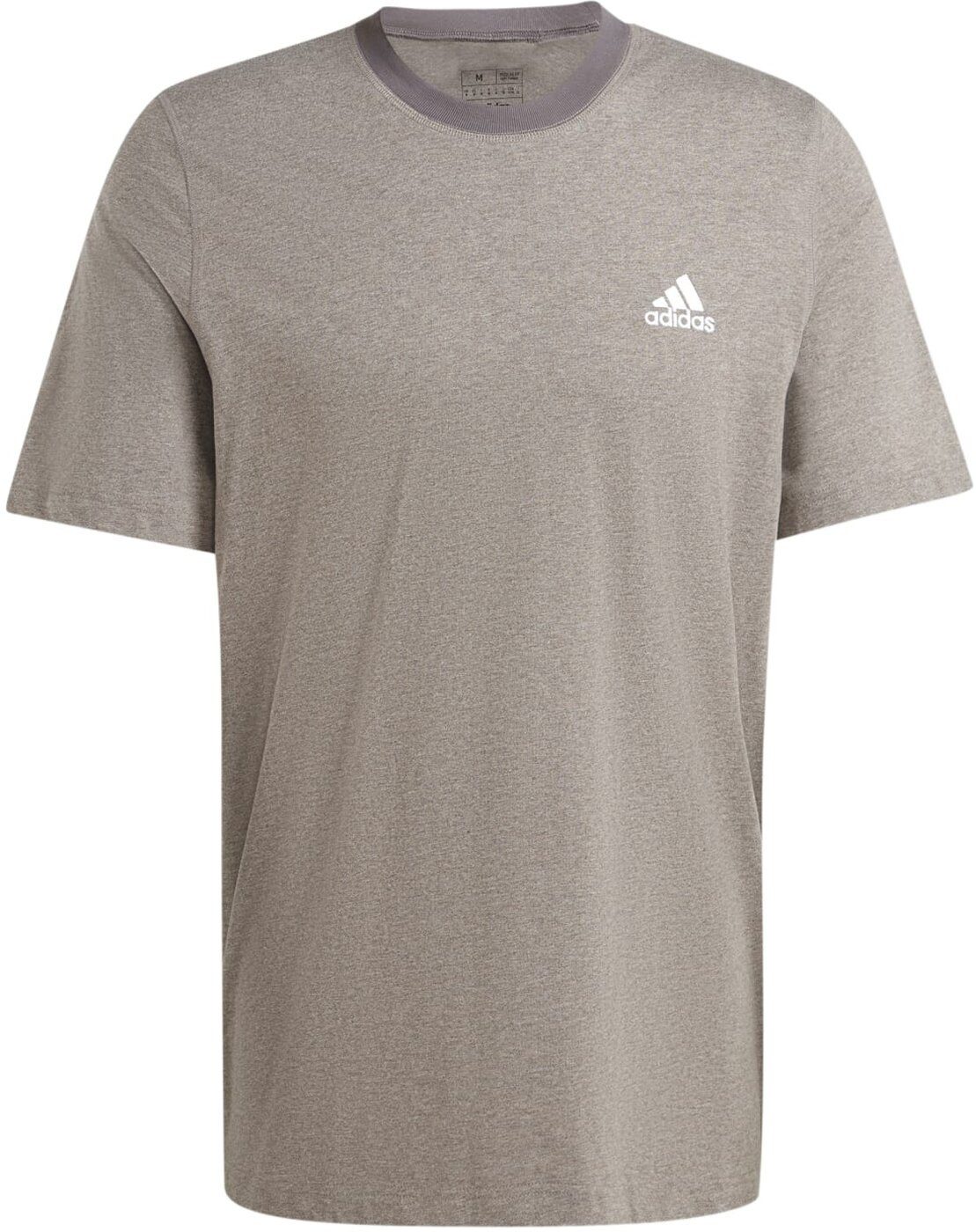 adidas Sportswear Kurzarmshirt SEASONAL ESSENTIALS MÉLANGE Herren T-Shirt beige