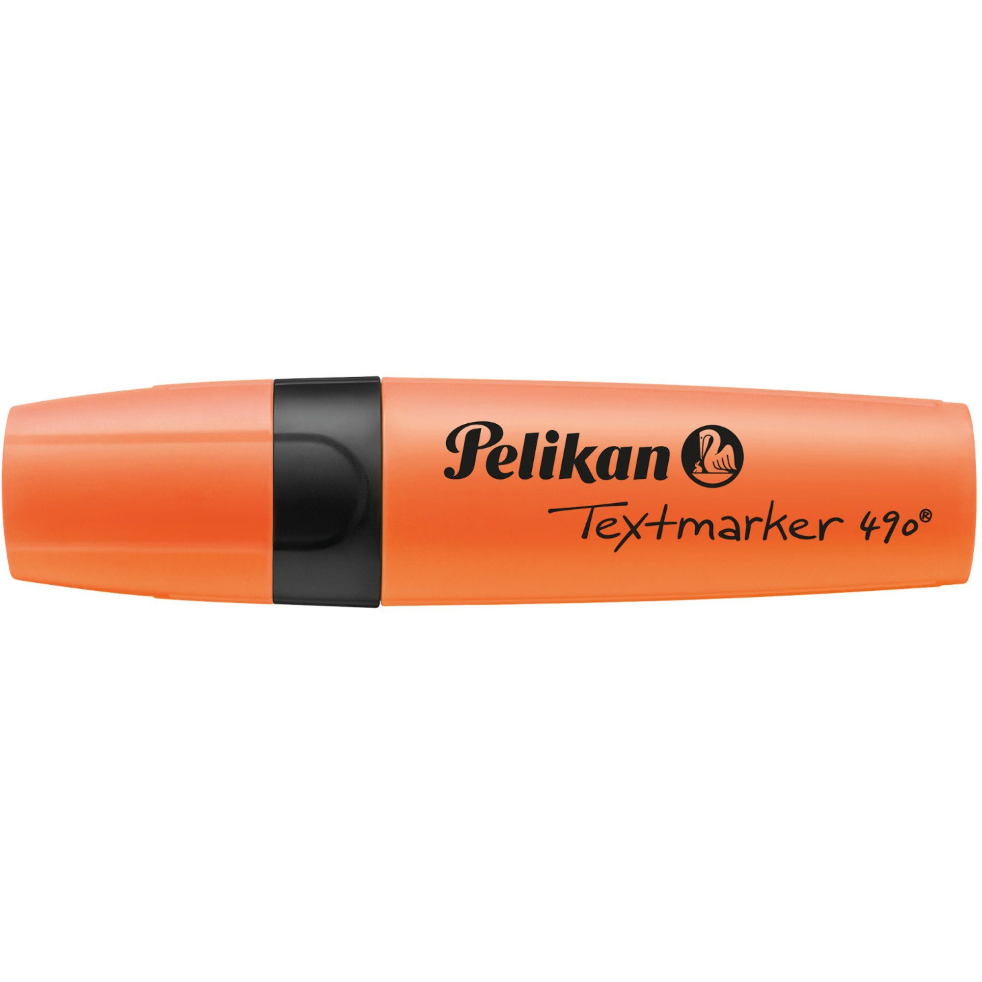 Pelikan Druckkugelschreiber Pelikan Textmarker 490 Leucht-Orange, Stift | Tintenpatronen