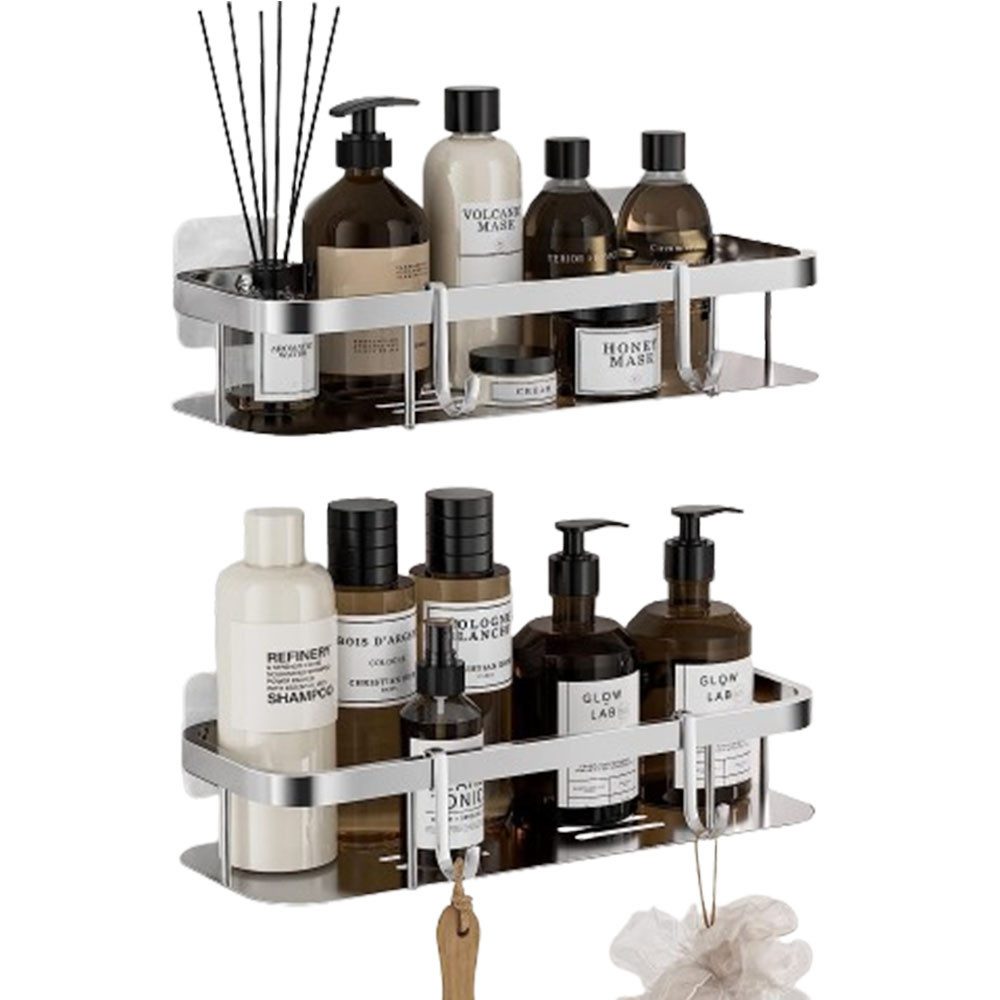 SURFOU Duschregal Duschablage Ohne Bohren 2 Stück Rostschutz Duschhalterung günstig online kaufen