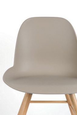 Zuiver Stuhl Esszimmerstuhl Albert Kunststoff taupe