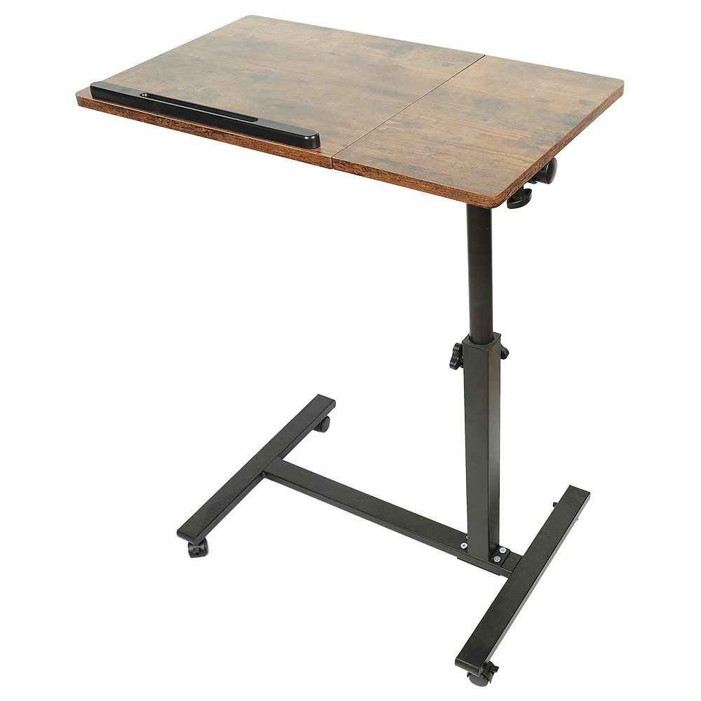 JEOBEST Laptoptisch Beistelltisch Mit Rollen, C-förmiger Couchtisch mit Hol günstig online kaufen