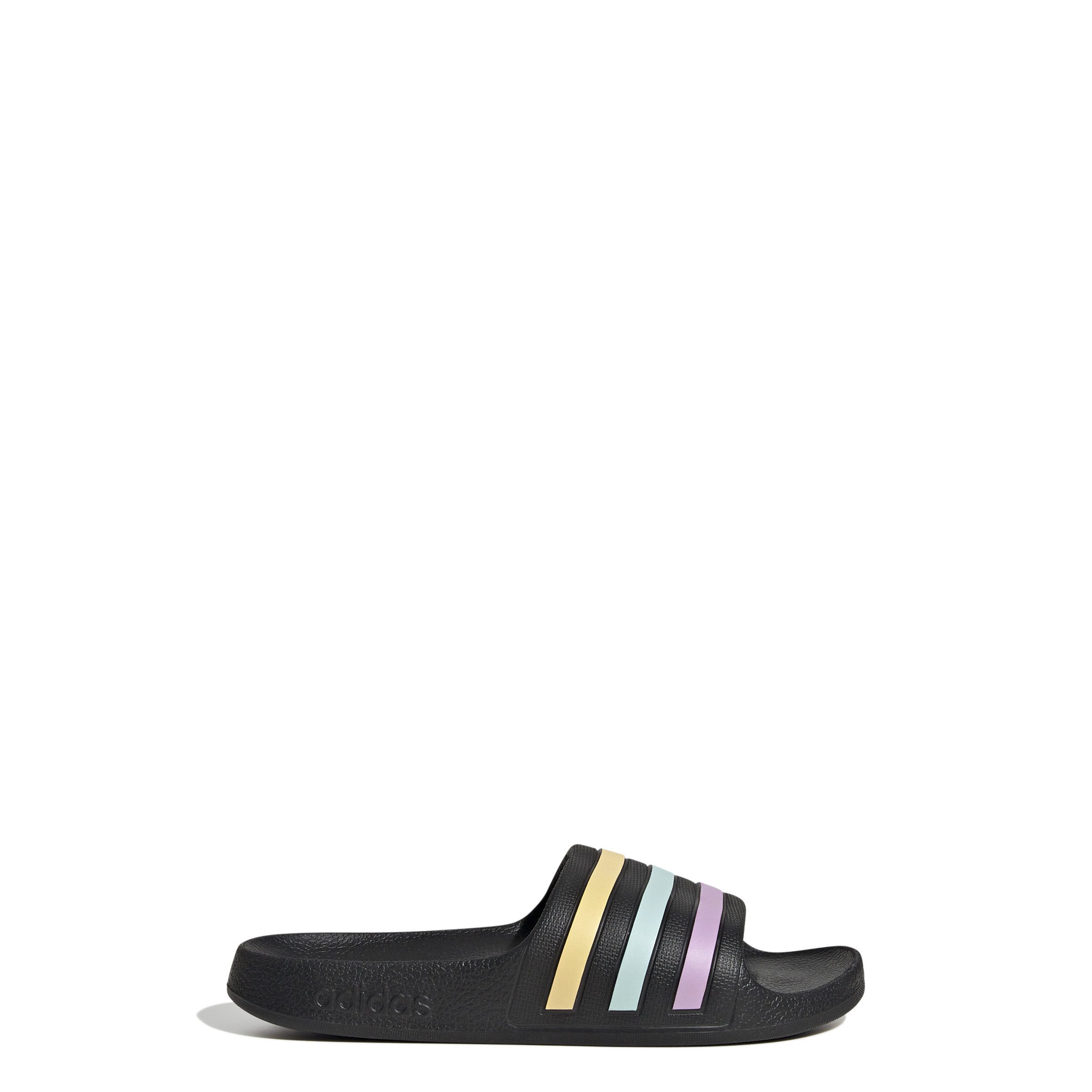 adidas Performance ADILETTE AQUA K CBLACK/ORGTIN/HALMIN Badeschuh
