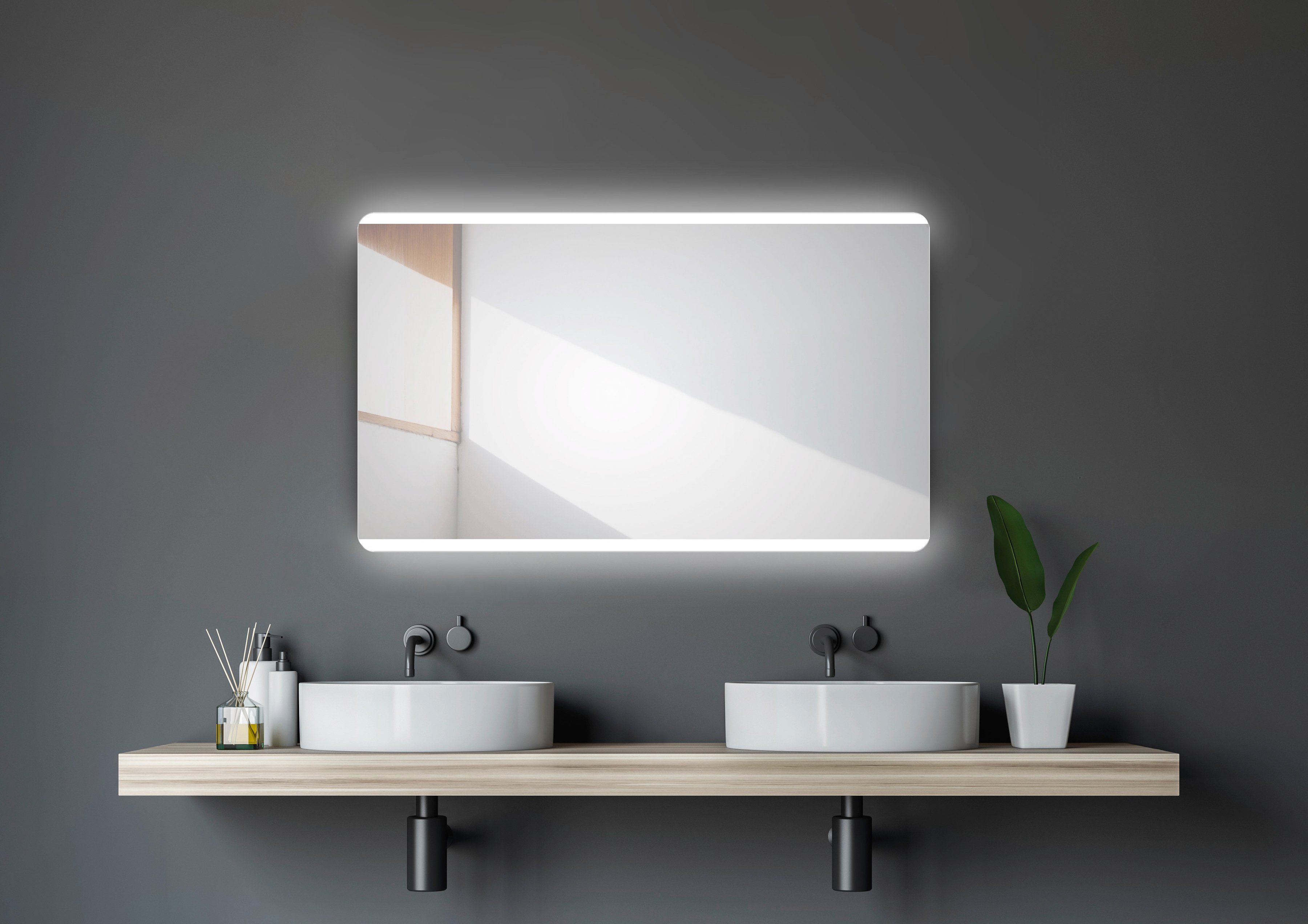 Talos Badspiegel »Talos Chic«, 120 x 70 cm, Design Lichtspiegel-HomeTrends