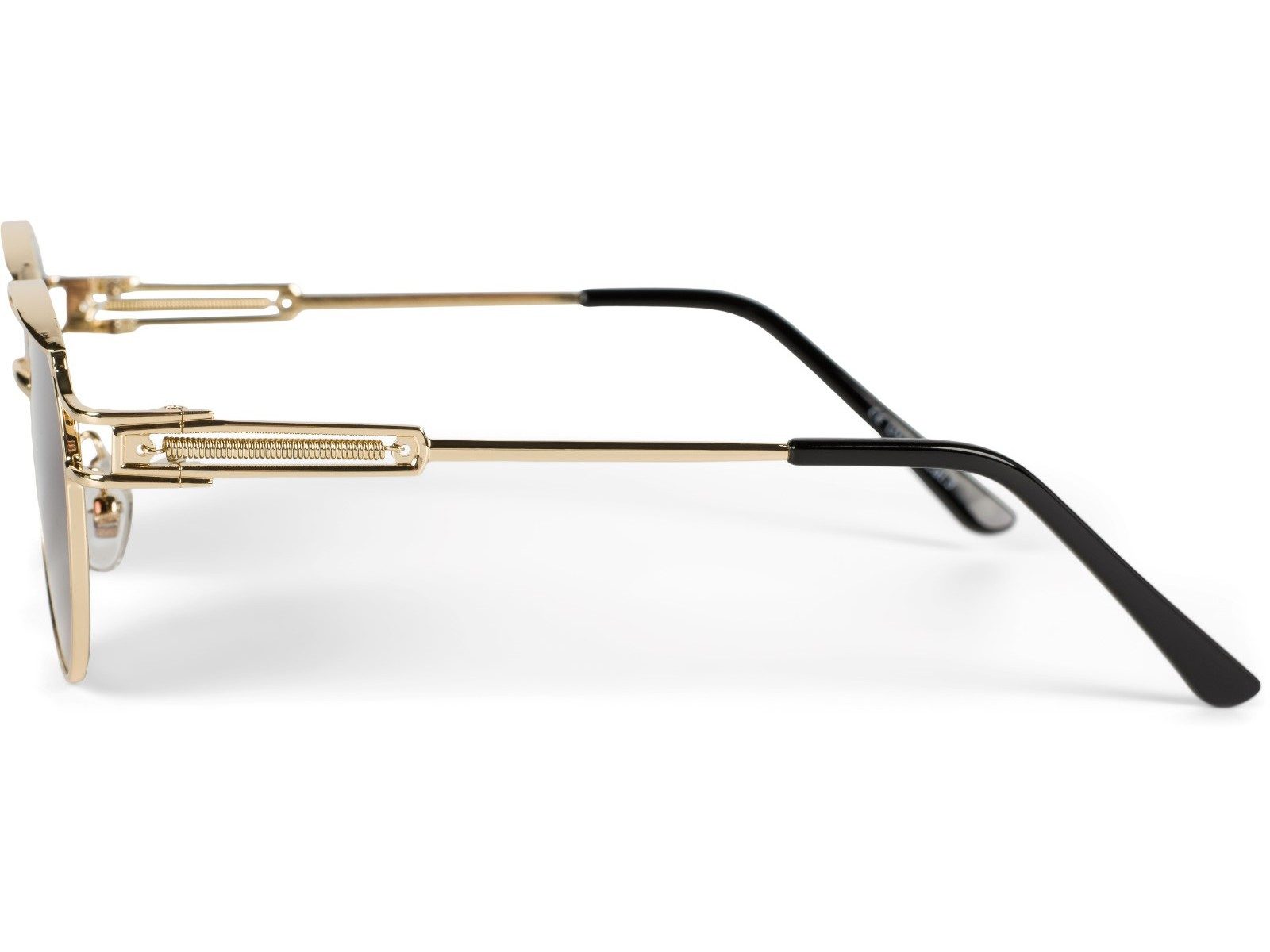 styleBREAKER Sonnenbrille Panto Sonnenbrille mit Federn (1-St) Gradient