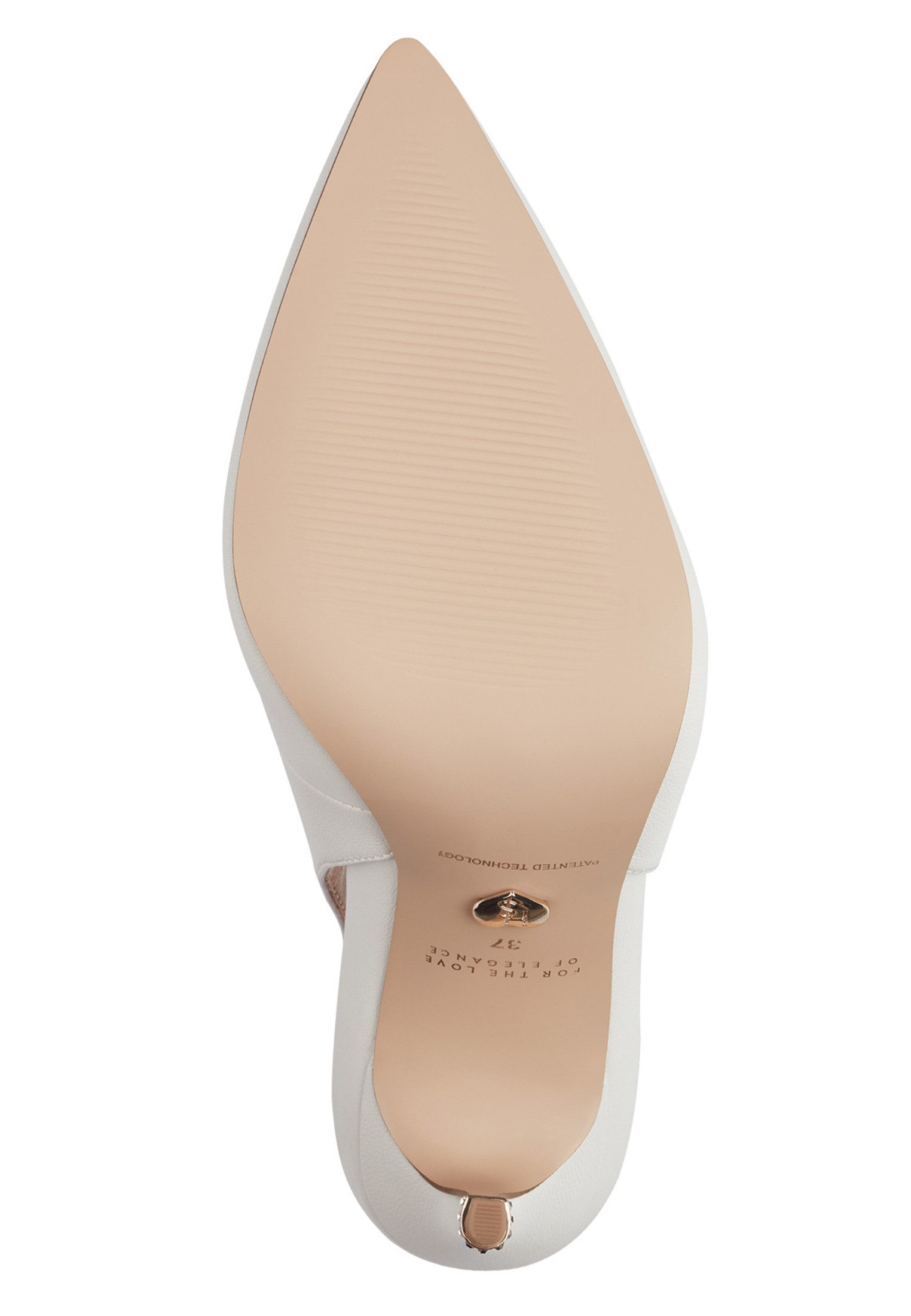 Tamaris 1-29607-42 101 White Pearl Pumps, Slingback Pumps