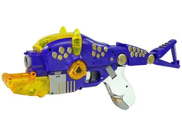 LEAN Toys Wasserpistole Dinosaurier-Schrotflinte Dinobots 2 in 1 Gewehr Spielzeug Pistole Set