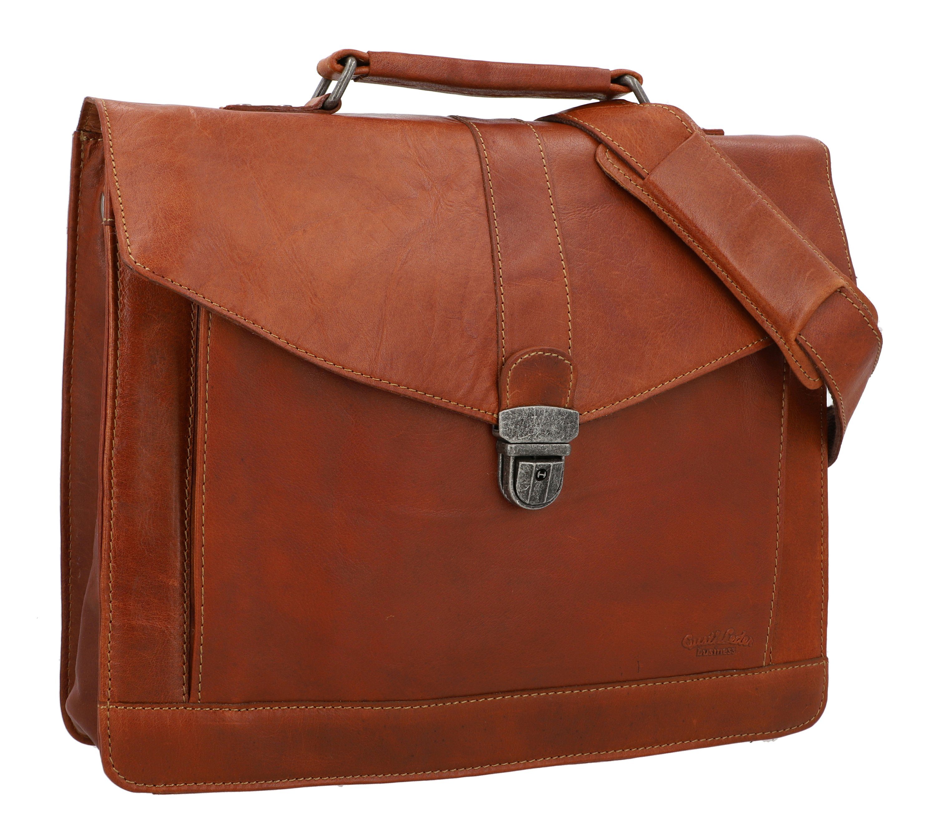 Gusti Leder Fahrradtasche Gusti Leder Gepäckträgertasche Eddy M. (1-tlg), Aktenordner, KLICKfix