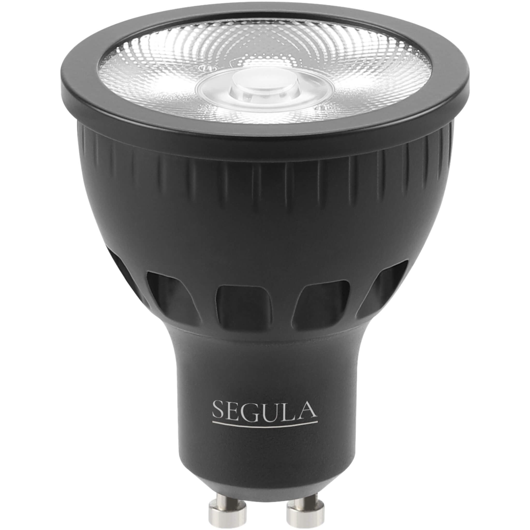 SEGULA LED-Leuchtmittel GU10 Reflektor 12°, GU10, 1 St., Warmweiß, LED Reflektor 12° dimmbar GU10, 8W, 2700K, schwarz
