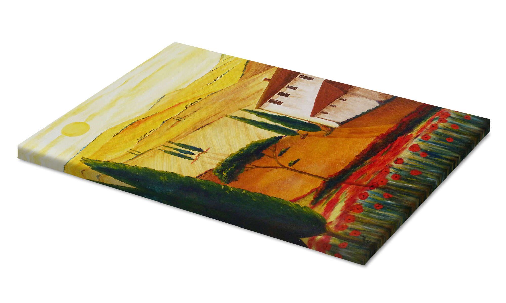 Posterlounge Wandbild Toskanaidylle 3 heller, Christine Huwer, erhältlich als Poster, Leinwandbild, Wandsticker oder Acrylglasbild
