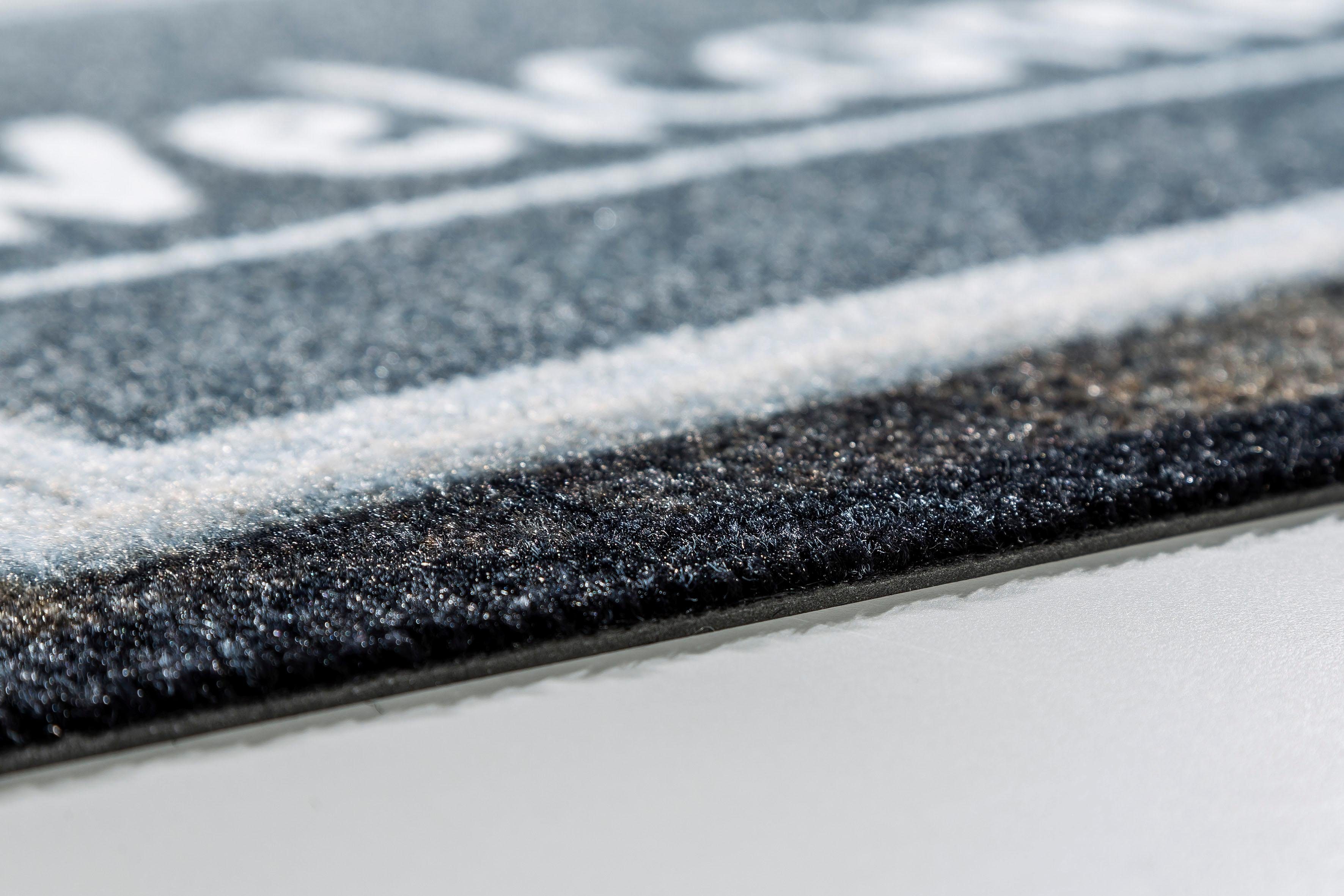 Fußmatte Deco Brush 1630, Welcome, mit mm, rechteckig, Outdoor Schmutzfangmatte, ASTRA, -und Höhe: 7 geeignet In Spruch
