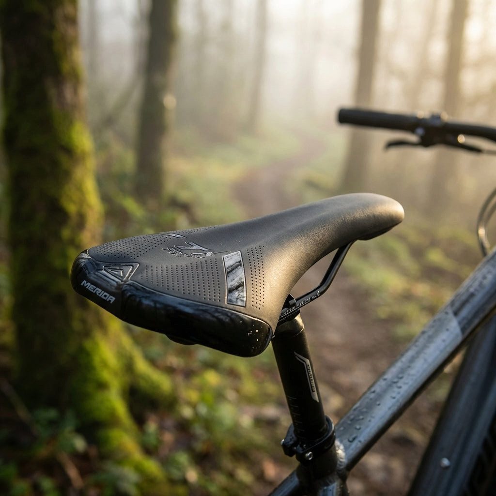 Merida Fahrradsattel Merida Sattel EXPERT TK Herren 270×144 mm Schwarz - Ergonomischer Trek