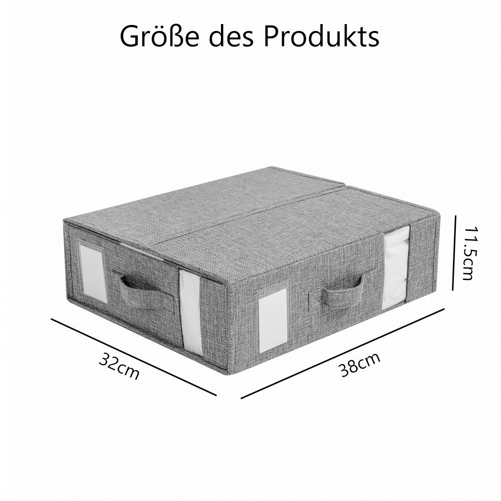 NUODWELL Aufbewahrungsbox Bettlaken Organizer, Bettwäsche Aufbewahrungsbox günstig online kaufen