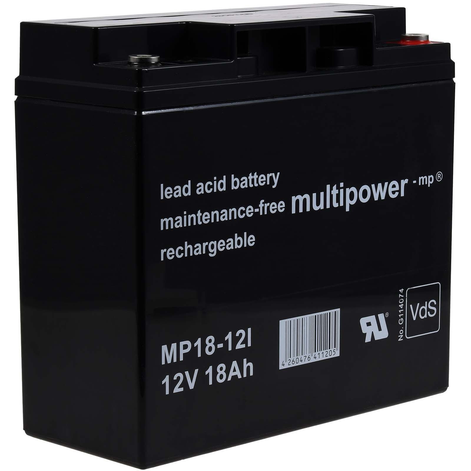 Powery Powery Bleiakku (multipower) MP18-12I Vds Bleiakkus 18000 mAh (12 V)