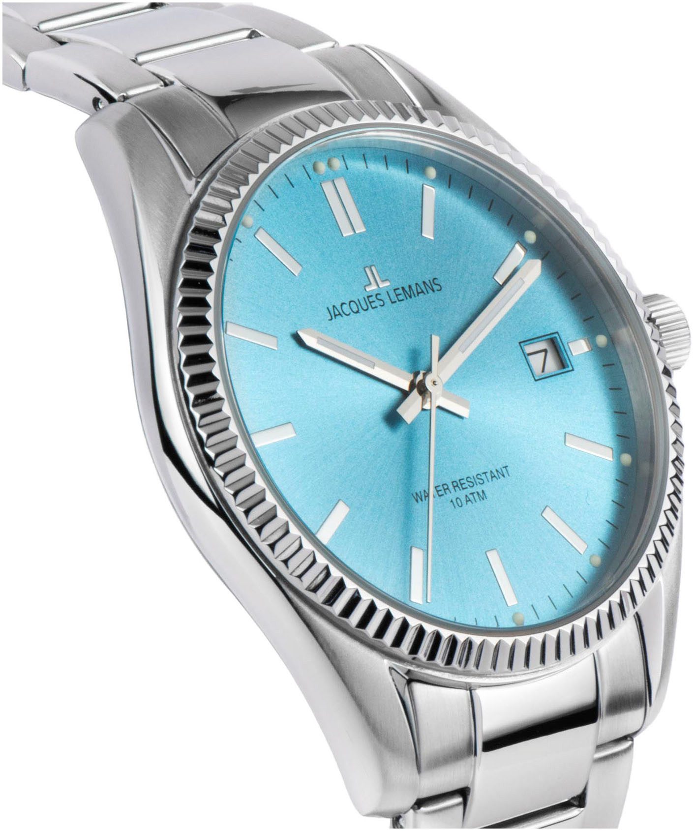 Jacques Lemans Quarzuhr Derby 50-4D, Armbanduhr, Damenuhr, Datum, Leuchtzei günstig online kaufen