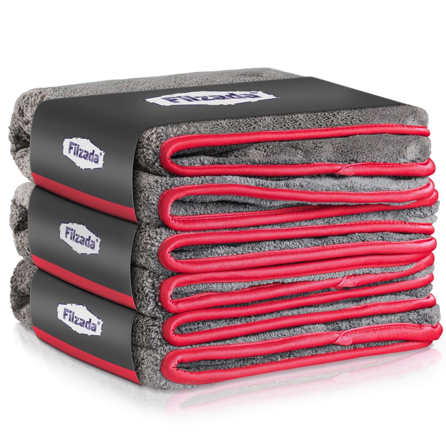 3x Mikrofasertücher Auto 600GSM Microfasertucher Autopflege Reinigung Mikrofasertuch