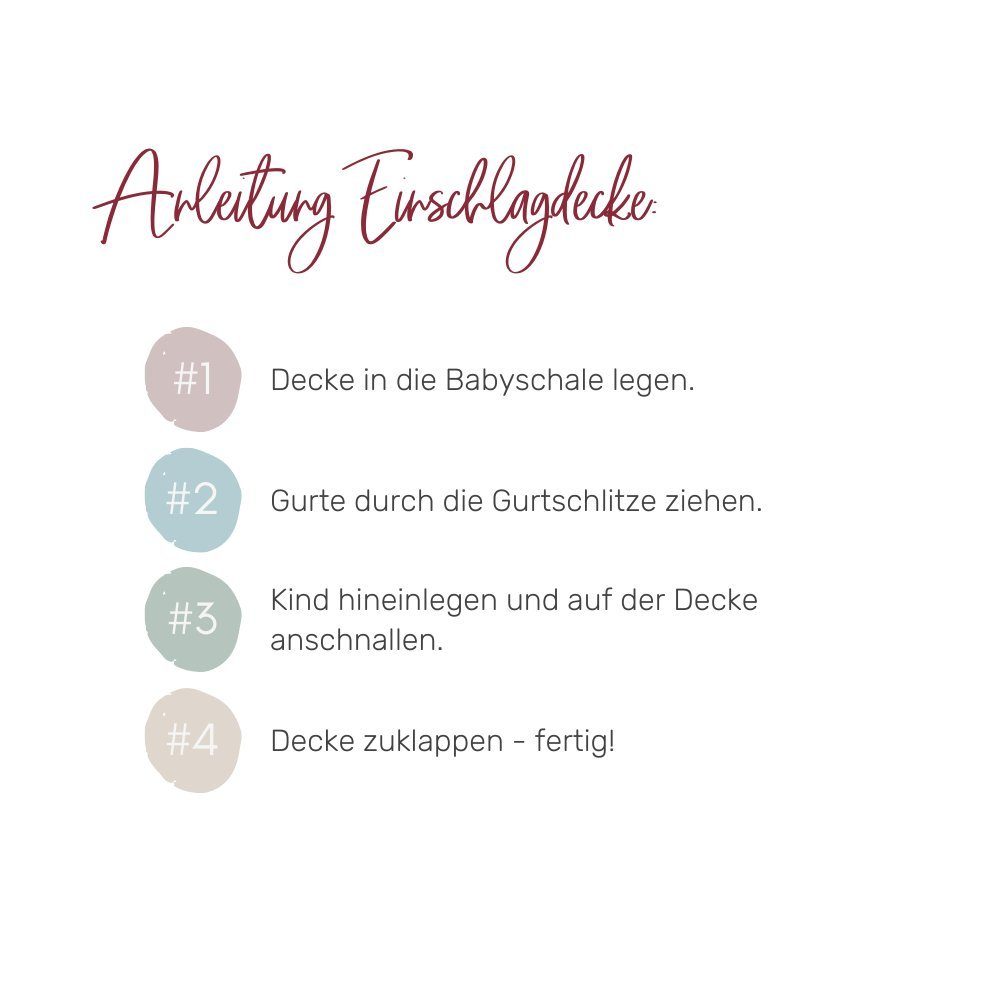Einschlagdecke Fußsack für die Babyschale Punkt Winter, Babyschale für HOBEA-Germany, Babyschalenfußsack geeignet 3 Grau/Grün