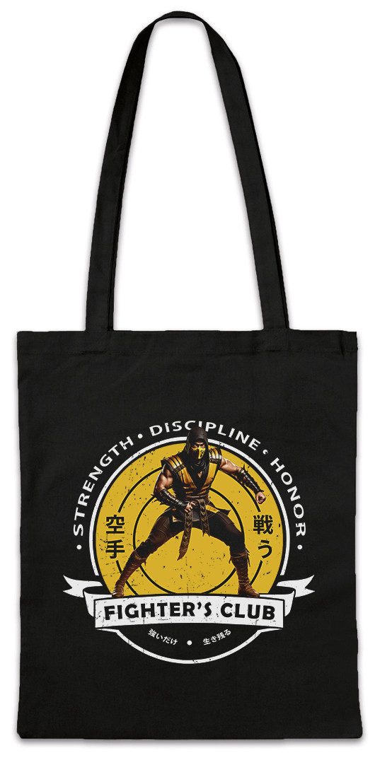 Beuteltasche Fighter's Club Ninja II Stofftasche Gamer Mortal MK Kung Scorpion Fu