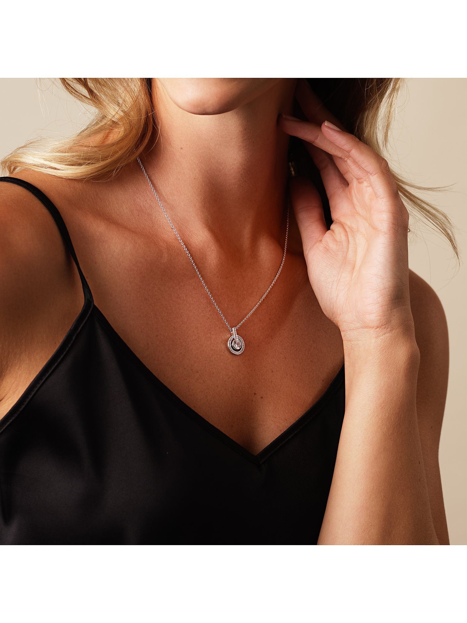 JETTE Silberkette JETTE Damen-Kette 925er Silber, recycelt Zirkonia, DIAMON günstig online kaufen