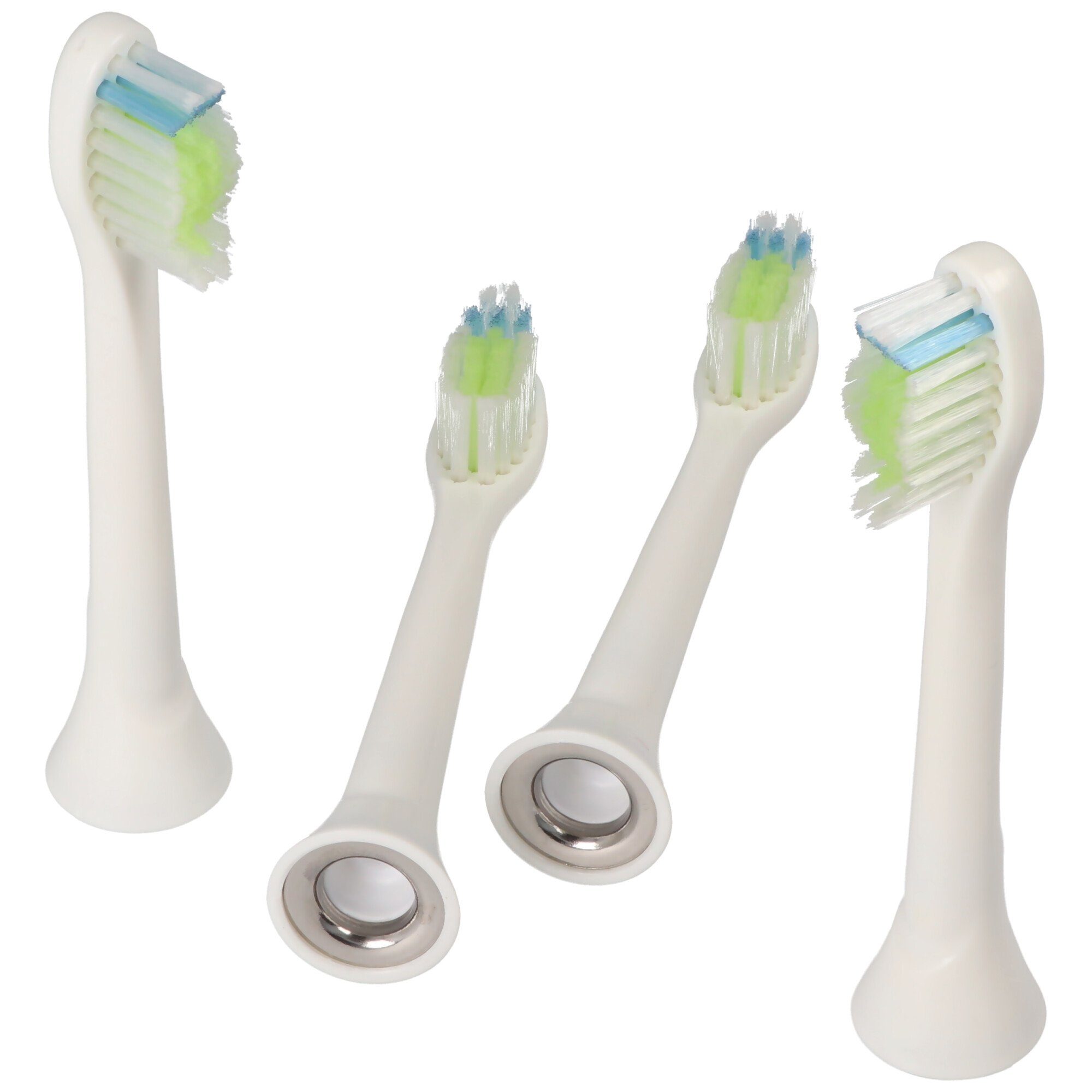 AccuCell Elektrische Zahnbürste 4 Stück Smart Cleaning Brush 3 Ersatz-Zahnbürstenkopf für elektrische