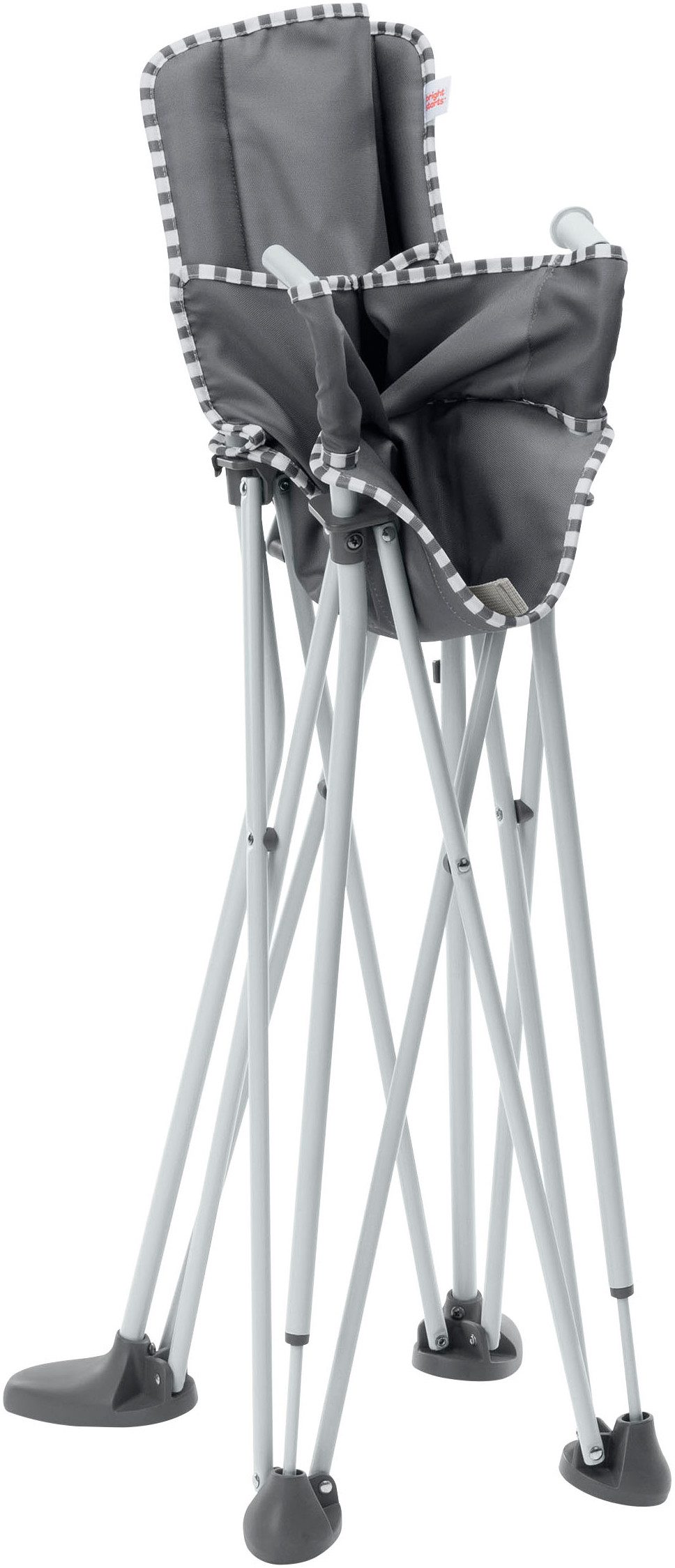 ingenuity Hochstuhl Pop ‘N Dine Portable High Chair - Grau, ideal für Unterwegs