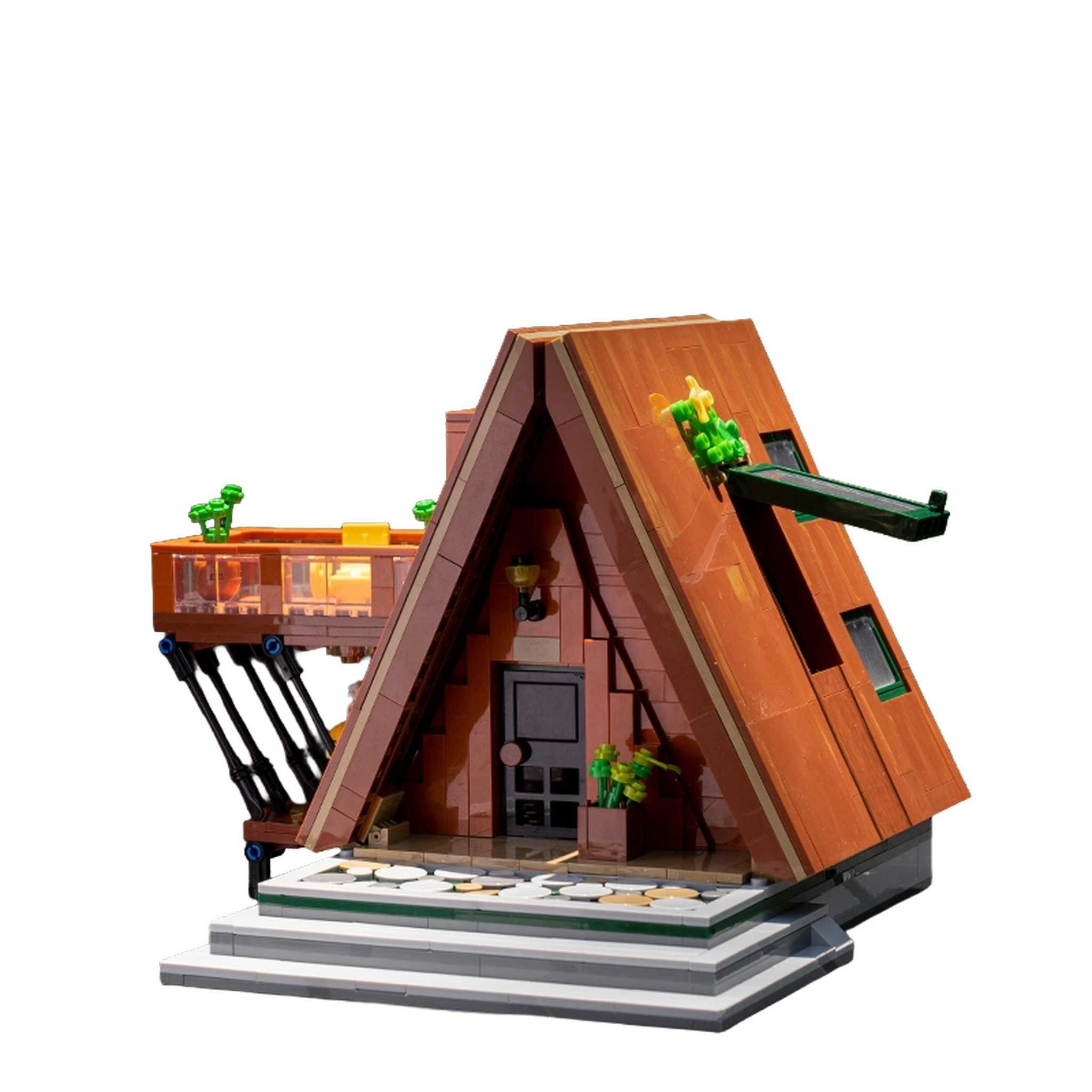 Jie Star JD038 - Waldhaus Finnhütte (Jie Star) Spielbausteine