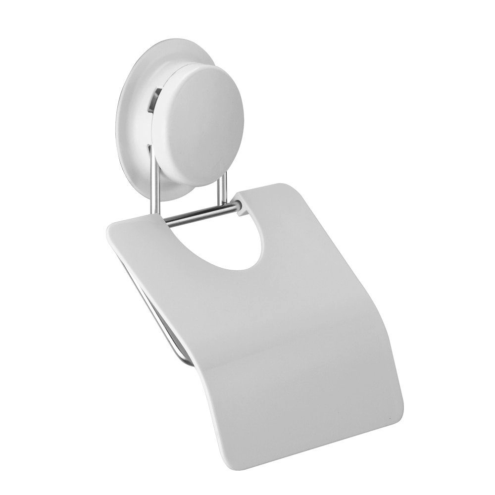 Haiaveng Toilettenpapierhalter Chrom-Toilettenpapierhalter mit Saugnäpfen, kein Bohren erforderlich, Kein Bohren