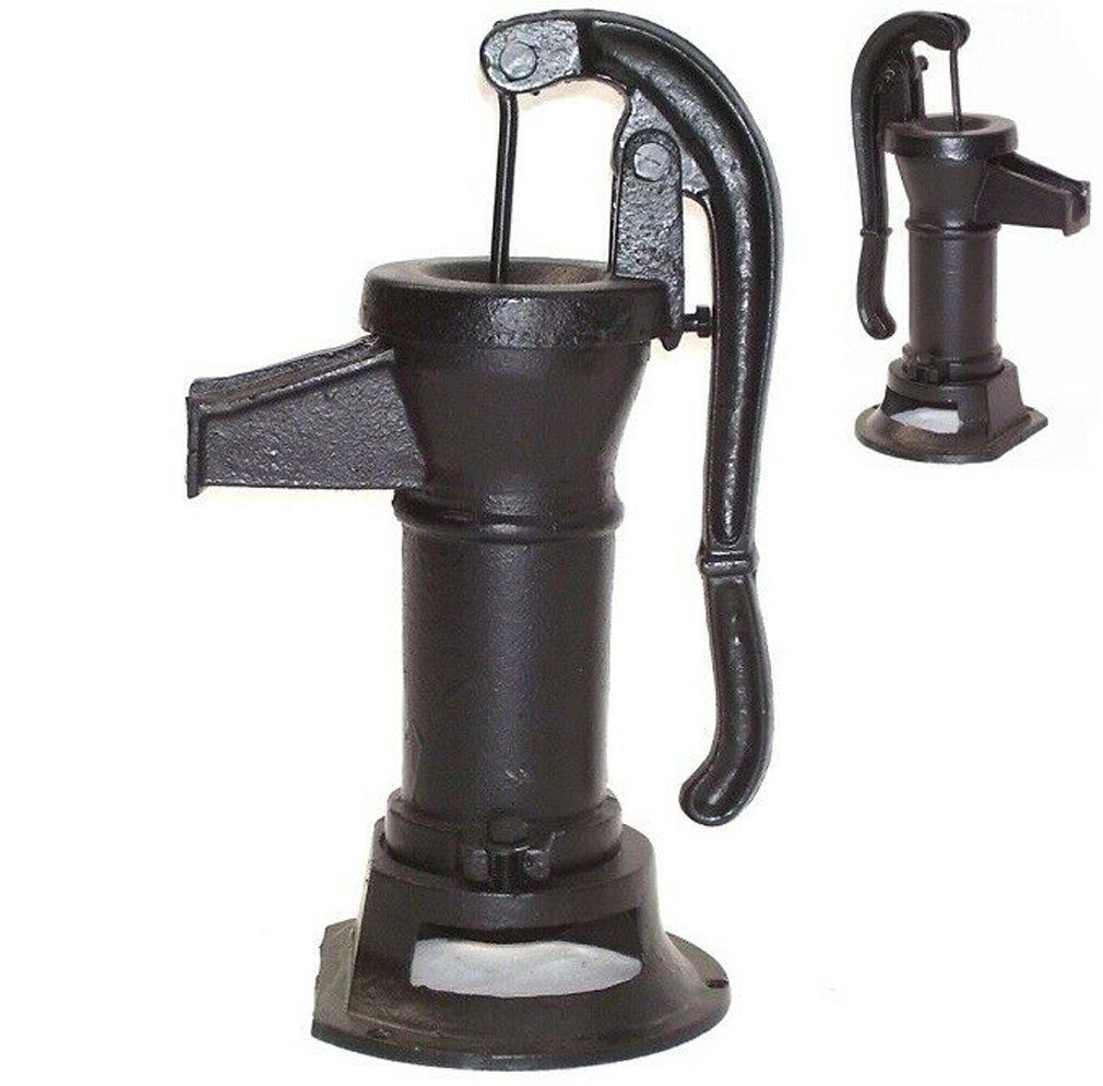 Apex Gartenpumpe Schwengelpumpe Gusseisen SCHWARZ Handpumpe 55917