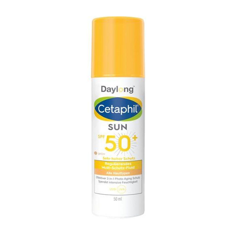 Galderma Laboratorium GmbH Sonnenschutzcreme CETAPHIL Sun Daylong SPF 50+ reg.MS-Fluid Ges.getö, 50 ml, getönt