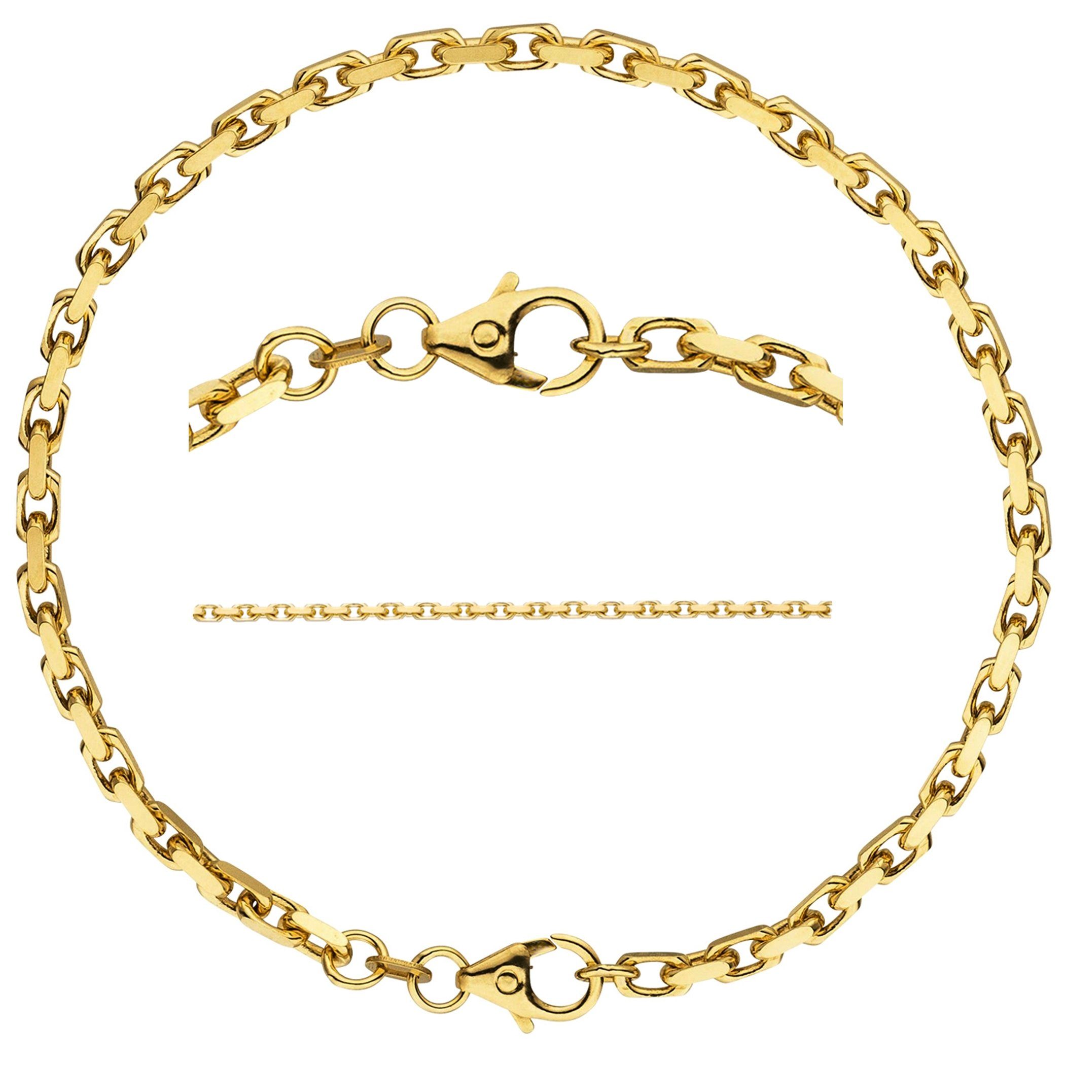 Erario D'Or Goldarmband Ankerarmband 8 Karat Gelbgold 21 cm