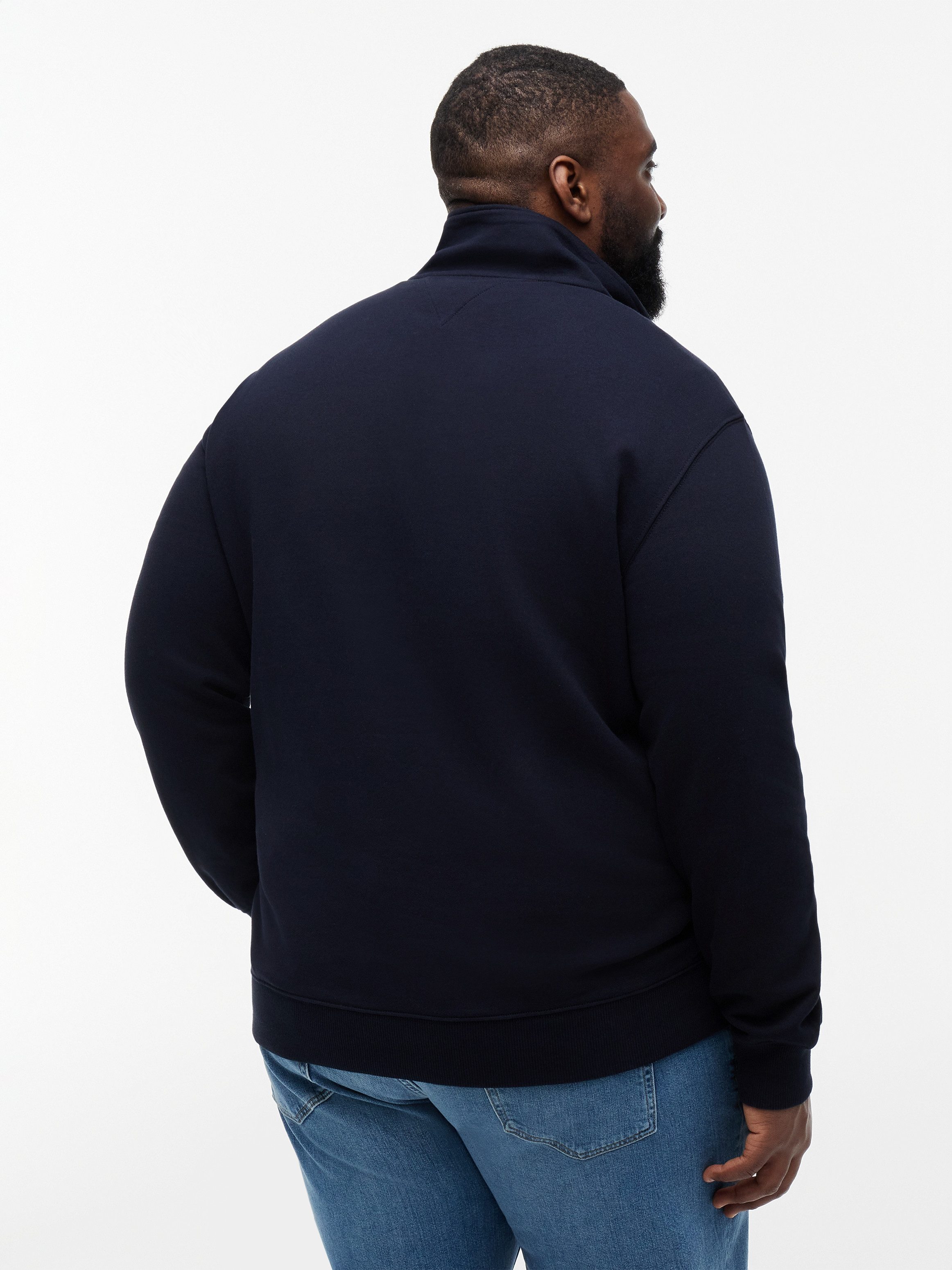 Tommy Hilfiger Big & Tall Sweatshirt BT-ESSENTIAL TERRY NEW 1/4 ZIP Große Größen