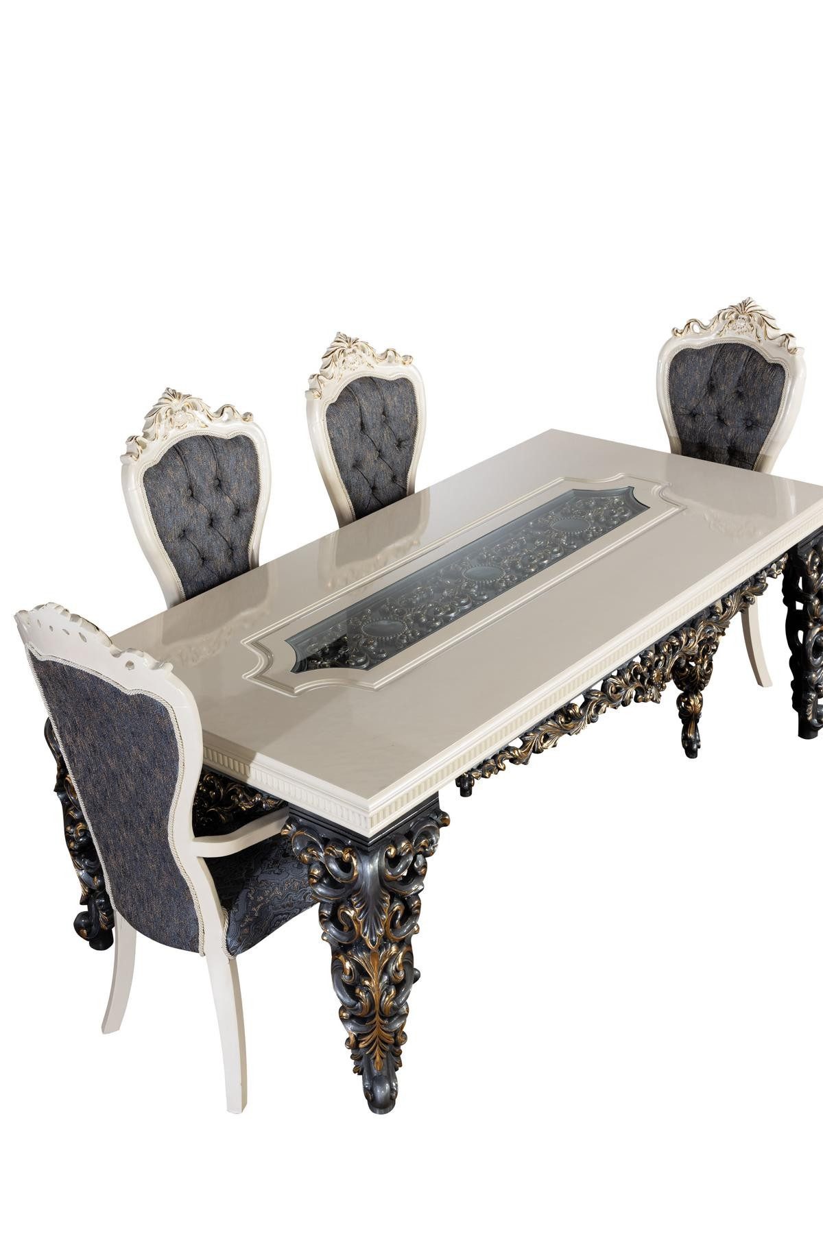 Xlmoebel Esstisch Luxus Barock Tisch für klassisches Esszimmer-Mobiliar, Made in Europa