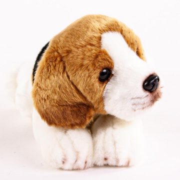 Teddys Rothenburg Kuscheltier Beagle liegend 30 cm Plüschhund (Hund Beagle liegend 30 cm (mit Schwanz) Stoffbeagle Plüschbeagle, Spielzeug)