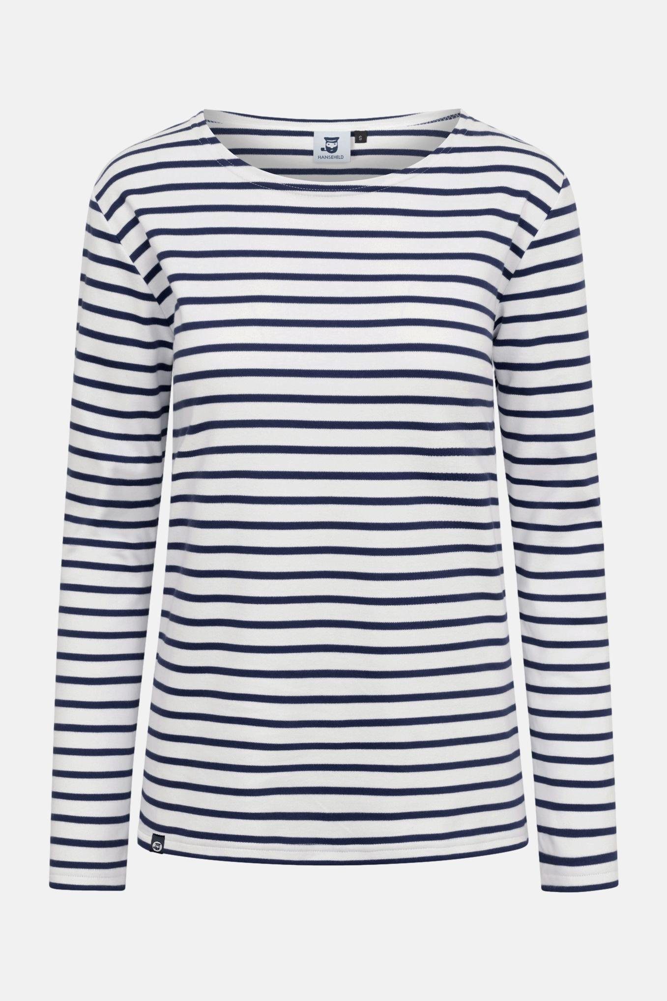 HANSEHELD Langarmshirt Streifenshirt Damen