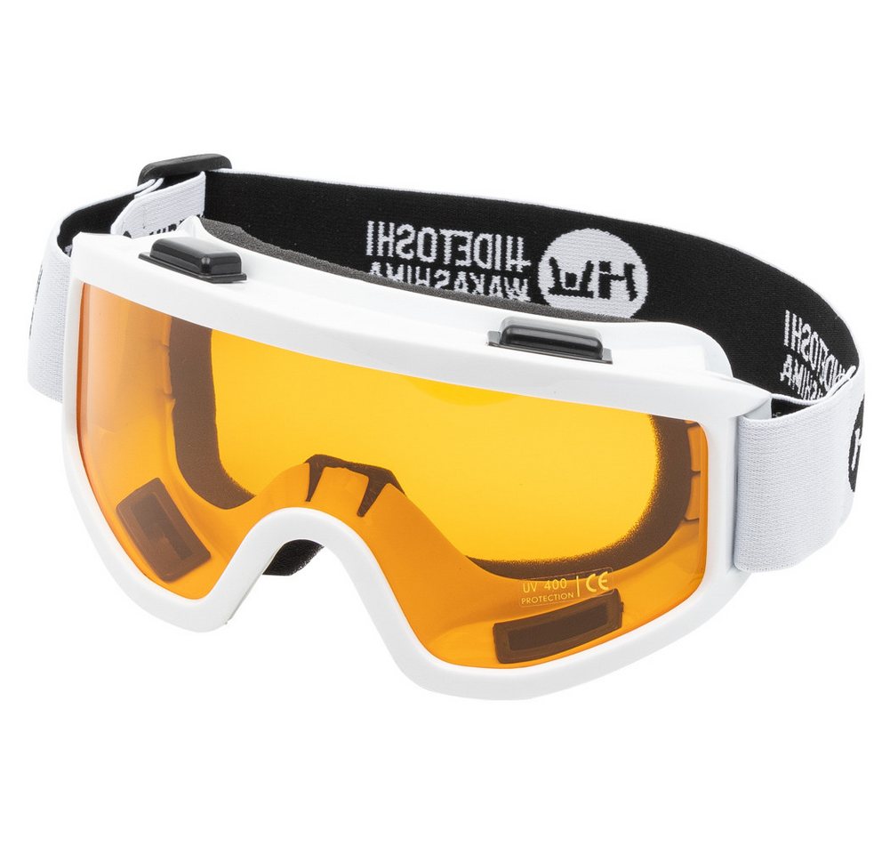 HIDETOSHI WAKASHIMA Skibrille HIDETOSHI WAKASHIMA Unisex Ski- & Snowboardbrille, UV-Schutz 400, schützt die Augen vor Sonneneinstrahlung
