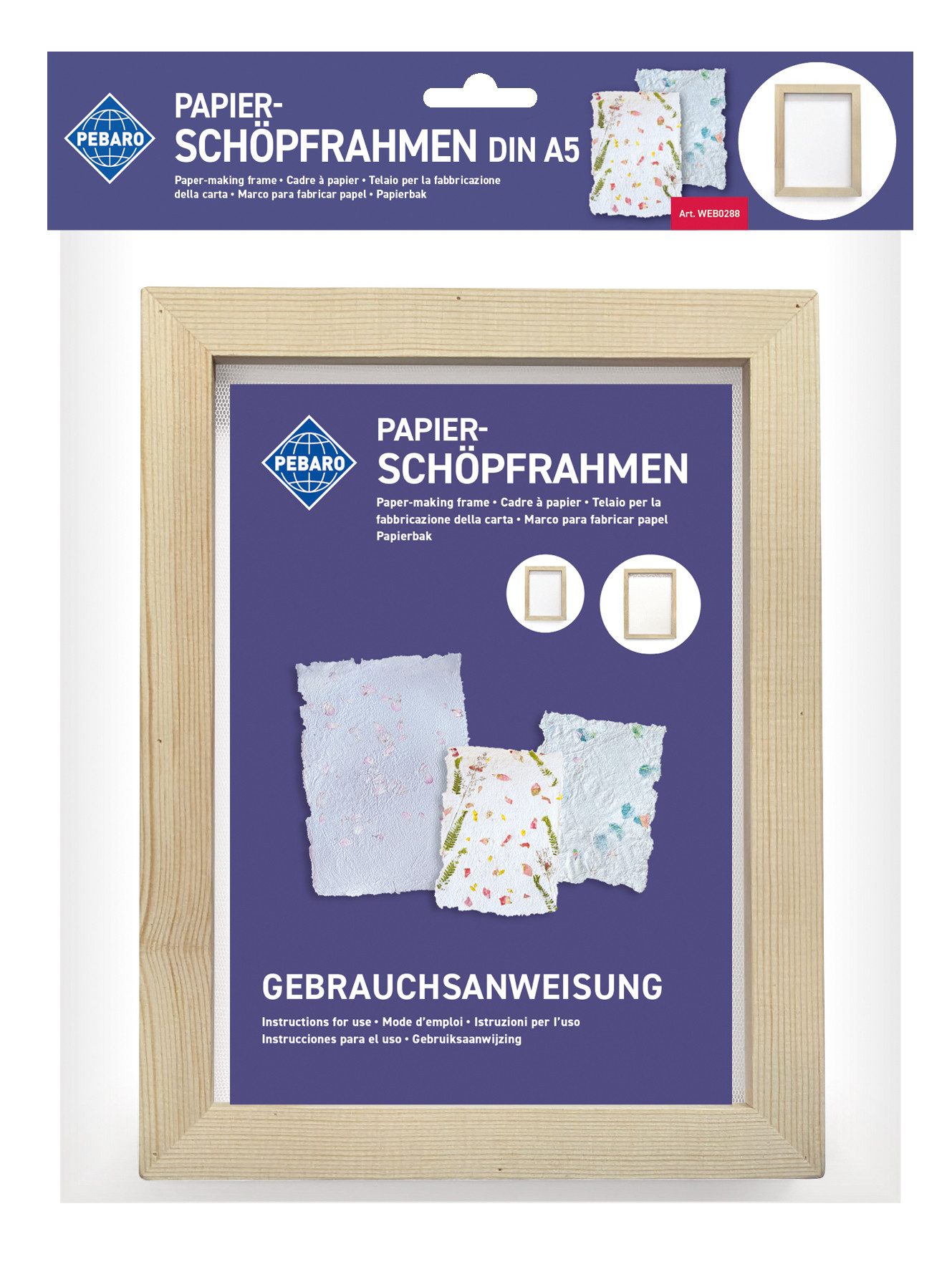Pebaro Kreativset Papierschöpfrahmen DINA 5, WEB0288