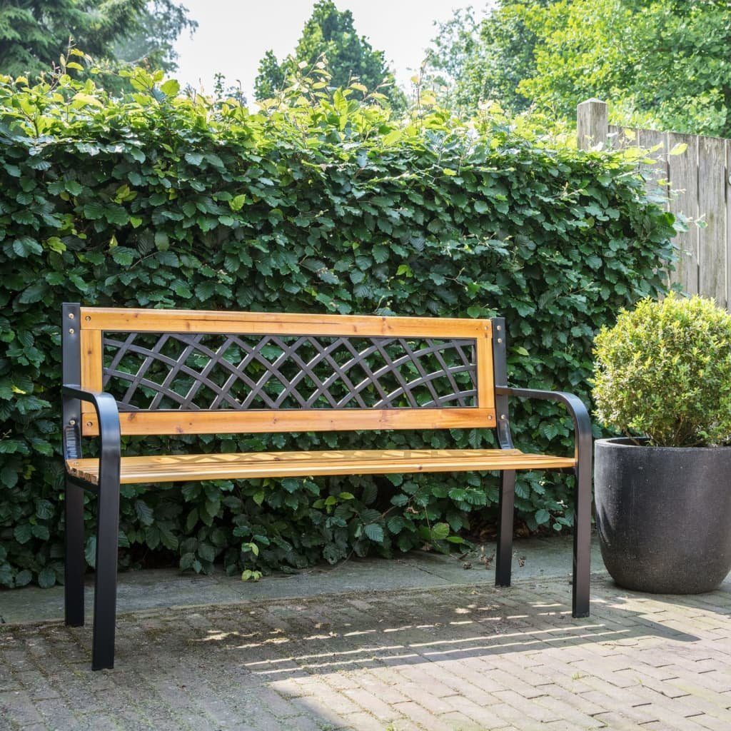Lesli Living Gartenbank »Gartenbank York 118x50x74 cm Metall Schwarz«  (1-St) online kaufen | OTTO