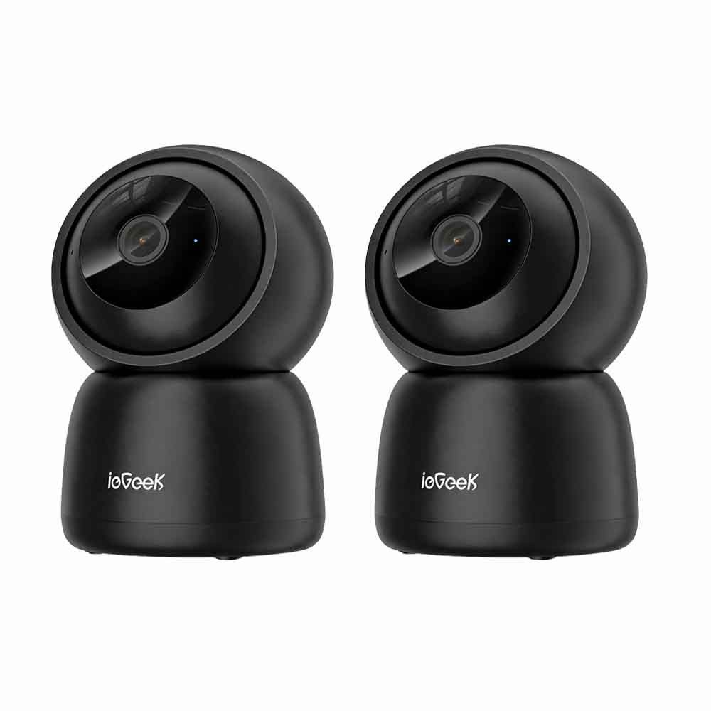 TWUFY Überwachungskamera 3/5MP HD Wifi Kamera mit Nachtsicht&355°/55° Weitwinkel,Indoor Kamera (Katzen Hunde Kamera, Innen, 2.4GHz WLAN Hundekamera, Farbnachtsicht, 2-tlg., Innenbereich, 3 MP Super HD, Schwenk- und Neigefunktion, Zwei-Wege-Audio)