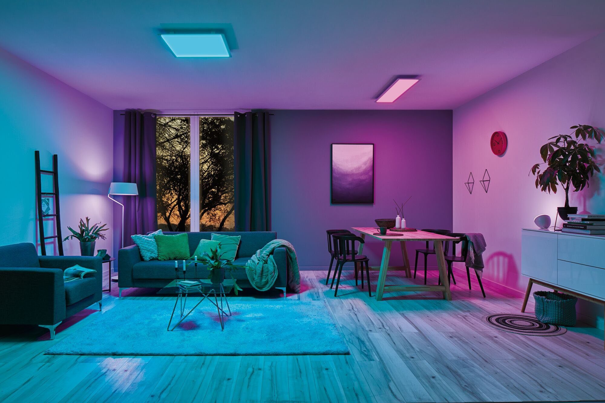 Paulmann LED Panel Amaris, LED fest integriert, Warmweiß, Für das Smart  Home-gesteuertes Zuhause durch Zigbee-Technik
