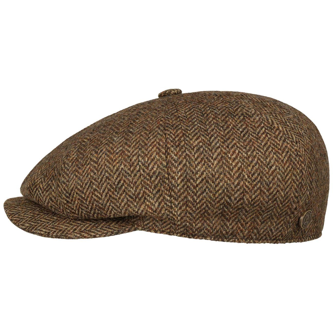 Balmoral Flat Cap (1-St) Schirmmütze mit Schirm, Made in the EU