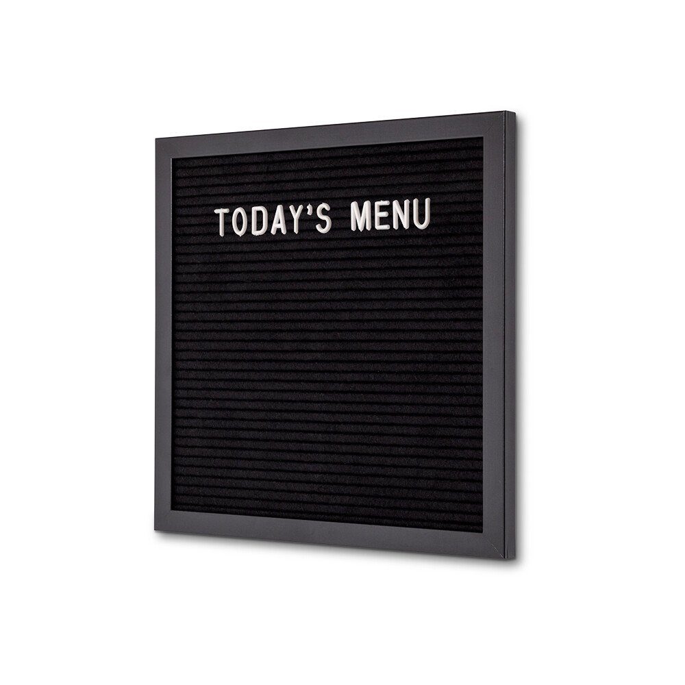 Anzeigetafel Showdown Buchstabentafel - 30x30cm - Schwarz